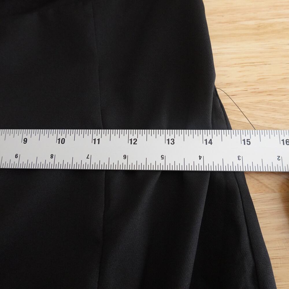 Lulus Dress Women M Fabulous Festivities Black Strapless Ruffled Cutout NEW - Picture 14 of 15